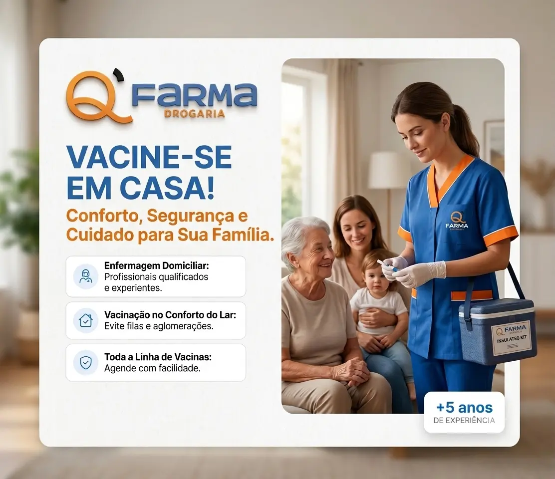 Vacinação domiciliar - Carro da QFarma